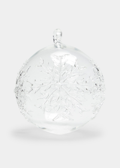 Al Fagr Crystal Snowflake Christmas Ball Ornament