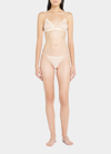 Kiki De Montparnasse Intime Soft Mesh-inset Bra In Blush