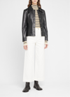 PROENZA SCHOULER WHITE LABEL MID-RISE WIDE-LEG PANTS