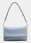 Proenza Schouler White Label Small Accordion Flap Shoulder Bag In 421 Dove Grey