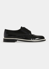 THE ROW JULES PATENT LEATHER LACE-UP DERBY LOAFERS