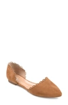 Journee Collection Jezlin D'orsay Flat In Cognac