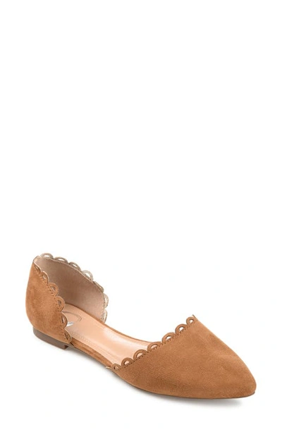 Journee Collection Jezlin D'orsay Flat In Cognac