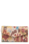 Hobo Lacy Leather Wallet In Ikat