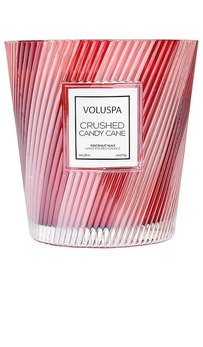 Voluspa Crushed Candy Cane 3 Wick Hearth Candle