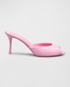 Christian Louboutin Me Dolly 100 Patent Leather Mules In Black