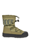 Moon Boot Logo-print Detail Snow Boots In Green