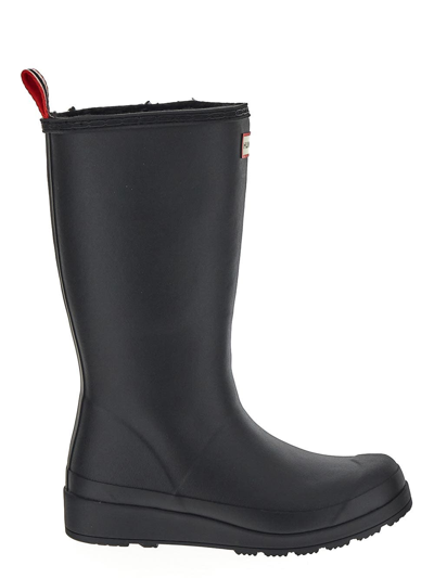 Hunter Original Play Tall Rubber Wellington Boots In Black