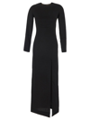 Marco Rambaldi Black Dress With Embroidered Maxi Heart In Black