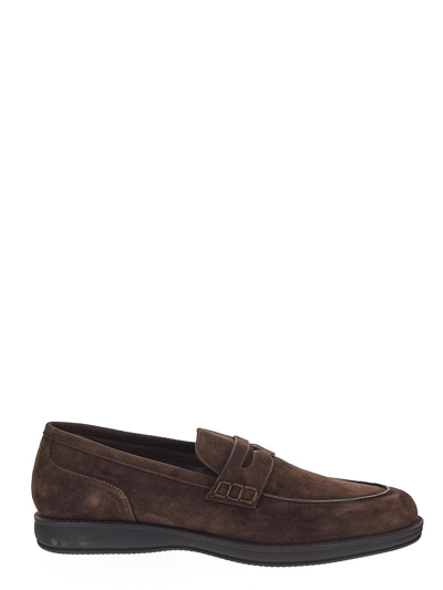 Brioni Brown Leather Loafer