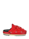MOON BOOT RED ICON MULE IN NYLON,14600500003