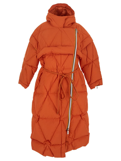 K-way Alyssel Coat In Orange
