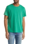 Frame Short-sleeve Logo Cotton T-shirt In Dress Green