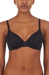 Dkny Smooth Essentials Underwire T-shirt Bra In Black