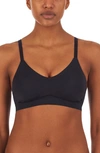 Dkny Smooth Essentials Wire-free Bralette In Black