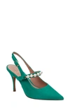 Linea Paolo Yemina Slingback Pump In Emerald Green