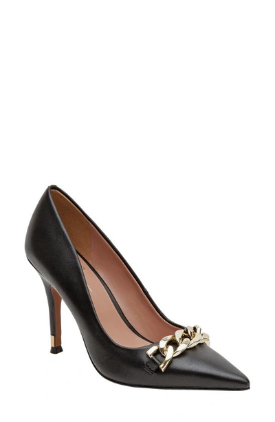 Linea Paolo Pandora Pointed Toe Pump In Black