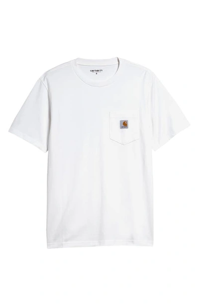 CARHARTT CARHARTT WORK IN PROGRESS LOGO POCKET T-SHIRT