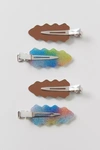 Urban Outfitters Crease-free Hair Clip Set In Copper