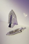 Urban Outfitters Crease-free Hair Clip Set In Silver
