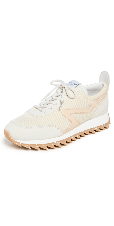 Rag & Bone Retro Runner Sneakers In Cream