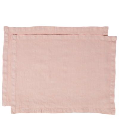 Once Milano Set Of 2 Linen Placemats