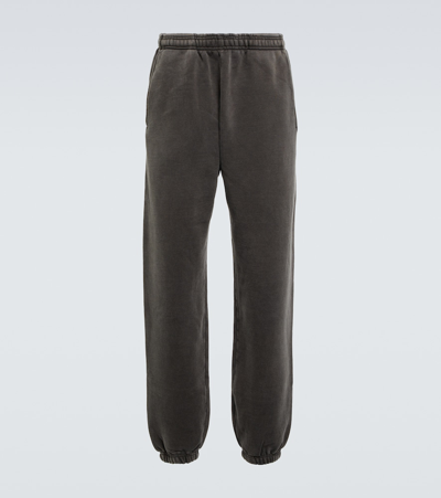 Entire Studios Relaxed-fit Faded-wash Cotton-jersey Jogging Bottoms In Grey