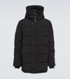 Canada Goose Carson Padded Parka Coat In Nero