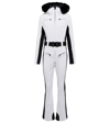 Goldbergh Parry Belted Hooded Faux Fur-trimmed Ski Suit In White