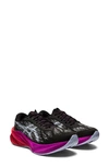 Asics Novablast 3 Running Shoe In Black/soft Sky