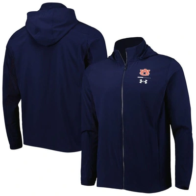 Under Armour Navy Auburn Tigers Swoven Performance Full-zip Jacket