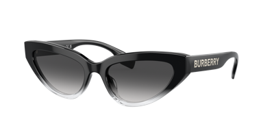 Burberry Women's Debbie Sunglasses, Be4373u54-y In Grey Gradient