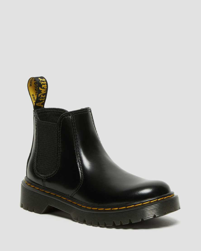 Dr. Martens Junior's 2976 Bex Leather Chelsea Boots In Black