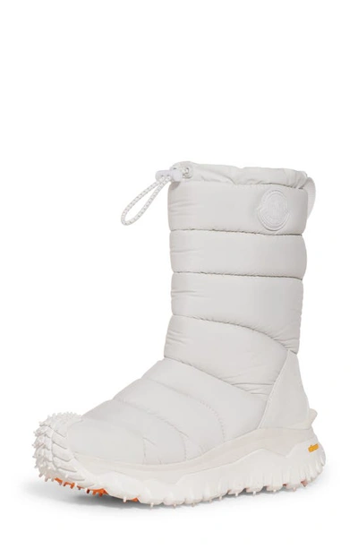 Moncler Après Trail Quilted Nylon Snow Boots In White