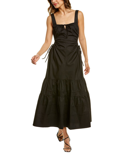 Nicholas Betty Midi Dress In Black