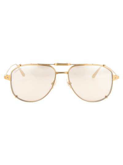 Cartier Ct0352s Sunglasses In Neutrals