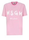 MSGM MSGM T-SHIRTS AND POLOS PINK