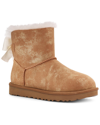 Ugg Mini Bailey Bow Glimmer Faux Fur Lined Boot In Nocolor