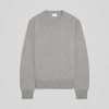 ASKET THE CASHMERE SWEATER LIGHT GREY