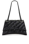 BALENCIAGA MEDIUM CRUSH CHAIN SHOULDER BAG