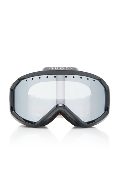 Gucci Black Mirrored Ski Goggles