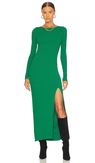 Line & Dot Jules Dress In Kelly Green