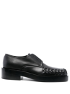 JIL SANDER BRAIDED LACE-UP SHOES