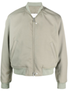 Jil Sander Zip-fastening Bomber Jacket In Green