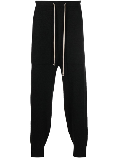 Rick Owens Track Pants Pants In Black Cashmere