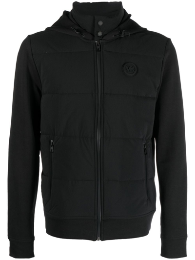 Michael Kors Victory Padded Puffer Jacket In Black