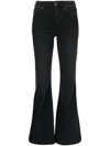 PAIGE CROPPED FLARED JEANS