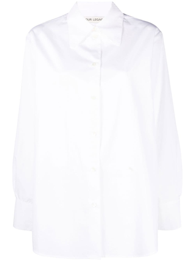 Our Legacy Oversized Button-down Shirt In Weiss