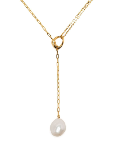 Dinny Hall 22kt Yellow Gold Thalassa Freshwater Pearl Necklace