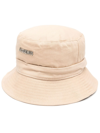 Jacquemus Neutral Le Bob Gadjo Bucket Hat In Neutrals
